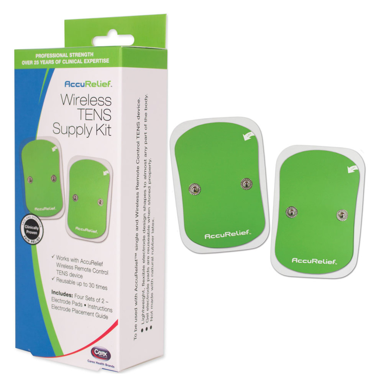 AccuRelief Wireless 3-in-1 Pain Relief Device With Remote and