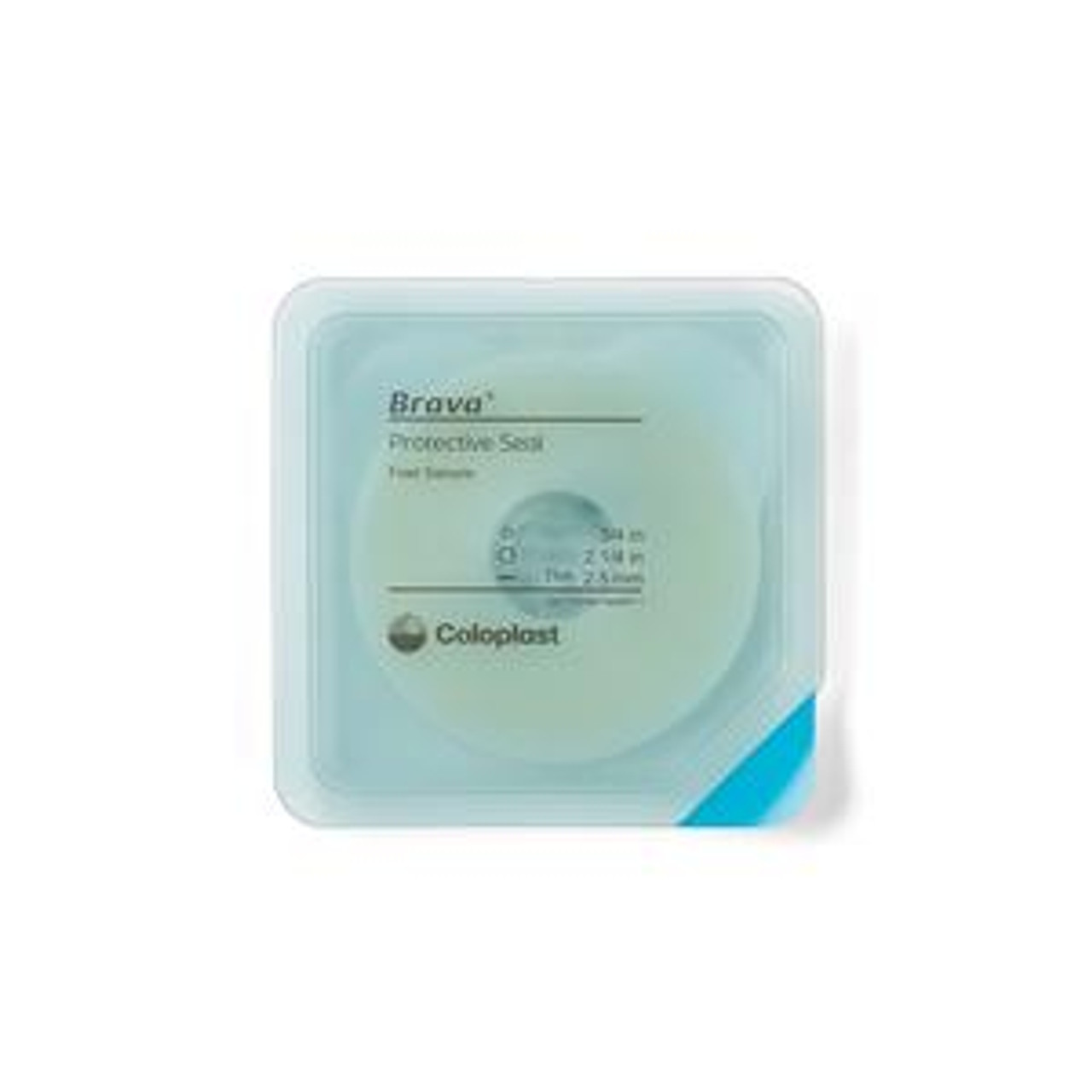 Coloplast Brava® Protective Ring, Wide, Thin Seal, 3/4'' Starter Hole, 57mm  OD, 18mm ID, 2.5mm Thick (Box of 10)