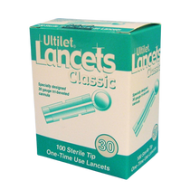 Ulitlet Lancets 30g Classic Box of 100