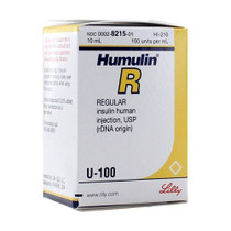 Humulin LILLY R vial. 10ml