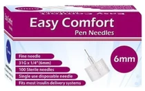 EasyComfort Pen Needle 31g 6mm 100ct