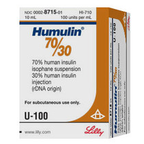Humulin LILLY 70/30 vial. 10ml