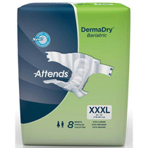 Attends Dermadry Bariatric Briefs Xxx-large 70" - 90"