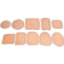 Austin Medical AMPatch Stoma Cap 7/8" Round Center Hole with Clear Film Backing, 2-1/8", 20 Low Absorbency, Latex-free, Hypoallergenic