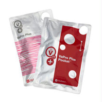 Vapro Plus Pocket Hydrophilic Intermittent Catheter, 12 Fr, 8"