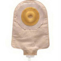 Hollister Premier™ One-Piece Urostomy Pouch, 1-1/8" Pre-Cut Convex Flextend® Skin Barrier, 9" L, Beige