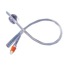 2-way 100% Silicone Foley Catheter 22 Fr 30 Cc