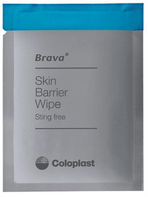 Brava Skin Barrier Wipe, Sting-free, Alcohol-free, Silicone-based