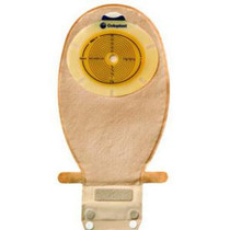 Coloplast SenSuraOne-Piece Drainable, Wide Outlet, Filter, 11-1/2" L, Integrated Closure, Opaque, Pre-Cut Flat Skin Barrier, 1-1/4" Stoma