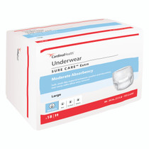 Cardinal Health, Underwear, Sure Care Extra, Large, 44" - 54"