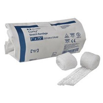 Kendall Conform Stretch Bandage, Sterile, Soft Pouch, Low Lint, High Absorbency, Moderate Stretch, 3" x 75"