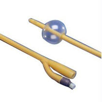 Kendall KenGuard 2-Way Silicone Coated Latex Foley Catheter 16Fr 16" L 5cc Balloon Capacity
