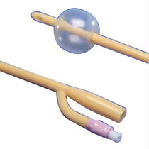 Kendall Dover 2-Way Silicone Elastomer-Coated Latex Foley Catheter 12Fr 16" 5cc Balloon Capacity