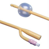 Kendall Dover 2-Way Silicone Elastomer-Coated Latex Foley Catheter 22Fr 16" 5cc Balloon Capacity,