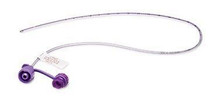 Kendall Kangaroo™ Purple PVC Neonatal/Pediatric Enteral Feeding Tube, with ENFit™ Connection, 8Fr OD, 16"