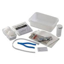 Kendall KenGuard Open Urethral Catheterization Tray with 14Fr Catheter and Supplies