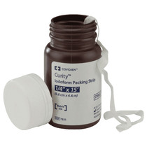 Curity™ Sterile Plain Packing Strip 1/2" x 5 yds