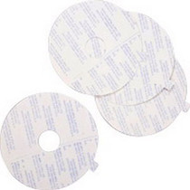 Marlen Manufacturing Double-faced Adhesive Tape Disc 1-1/8" Stoma Opening, 3-7/8" OD, Pre-cut