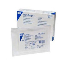 3M Steri-Drape™ Towel Drape with Adhesive Strip Large 17-5/8" x 23-1/2", Clear Plastic, Sterile