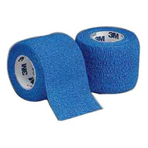 3M Coban Self-Adherent Wrap, Lightweight, Latex, Non-Sterile, 2" x 5 yds, Blue