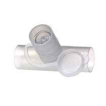 Teleflex In-line Valved Nebulizer Tee, 22mm x 22mm OD, 18mm ID