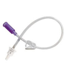 AMT G-JETGastric Extension Set, 12" Straight Connector, with Tethered Cap