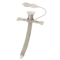 Smiths Medical ASD Inc BivonaTTS Cuffed Pediatric Tracheostomy Tube with V-neck Flange 4mm, 4mm I.D x 6mm O.D x 41mm L, with Obturator and Twill Trach Tie