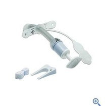 Bivona FlexTend TTS Pediatric V Neck Flange Tracheostomy Tube, Size 4.0