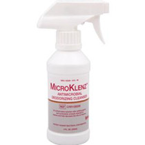 Medline Industries MicroKlenz™ Antimicrobial and Deodorizing Wound Cleanser 8Oz Bottle, No-rinse, Latex-free, with Acemannan Hydrogel