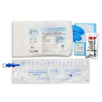 Cure CatheterUnisex Closed System Kit with Integrated 1500mL Collection Bag 16Fr