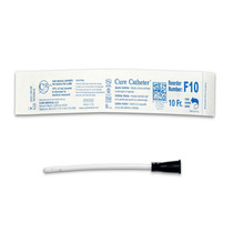 Cure Female Straight Intermittent Catheter 10 Fr 6"
