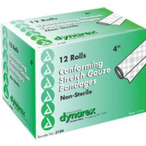 Dynarex Self-adhering Stretch Gauze Bandage 4", Non-sterile