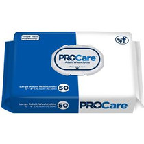 ProCare Adult Washcloth, 12" x 8", Soft Pack - Temporary Replacement for FQDW501