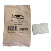 Spirit Felt Pollen CPAP Filter, 2-1/8" x 1-25/64"