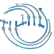 Halyard Professional MIC-KEY Bolus Extension Set 24" L with Blue Catheter Tip, SECUR-LOK Right-Angle Connector and Clamp