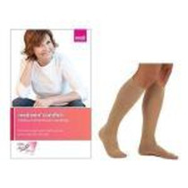 Medi Medivenfor Men Classic Compression Stocking, Calf-High, 20 to 30mmHg, Standard, Size 4, 17-3/4" to 20-3/4" Circumference, Brown