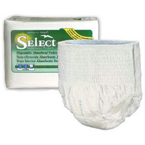 Tranquility Select Youth Disposable Absorbent Underwear Small 80-125 Lbs