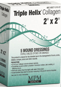 Triple Helix Collagen Dressing 2" X 2" Pad