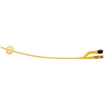 Teleflex Medical Gold™ Pediatric 2-Way Silicone Coated Foley Catheter, Pediatric, Black, 8Fr 12" L, 3cc Balloon Capacity