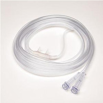 Salter Labs Dual Delivery/Dual Sense Demand Cannula with 7 ft Supply Tubes, Smooth Bore, So ft Foam Cushions on Head Tubes, For Flow Rates Up to 6 LPM