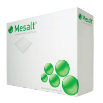 Mesalt Sodium Chloride Impregnated Dressing 4" X 4" (2" X 2" Folded)