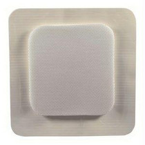 Mediplus-comfort Foam Border Ag Island Dressing, 4" X 4", Pad Size 2.4" X 2.4", Sterile