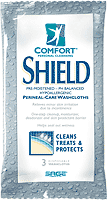 Comfort shield petite barrier cream cloths, proven barrier protection, petroleum-based barriers