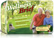 Wellness Brief Original Adult Diaper, Medium 24" to 36" Waist
