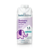 Kate farms® Pediatric Peptide Supplemental Formula, 1.5cal/mL, Vanilla, 8.45 oz
