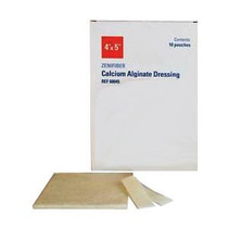 ZeniMedical ZeniFiber Calcium Alginate Wound Dressing, 4" x 5"