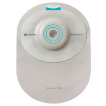 Coloplast SensuraMio One-Piece Closed Ostomy Pouch, Deep Convex, 1-1/4" to 1-11/16" Cut-to-Fit Midi, Opaque