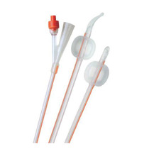 ColoplastCysto-CareFolysil2-Way Silicone Indwelling Catheter 22Fr 16" L, 30cc Balloon Capacity, 100% Silicone