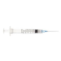 BD Luer-Lok Syringe with Detachable PrecisionGlide Needle 25g x 5/8, 3 ml (100 Count)