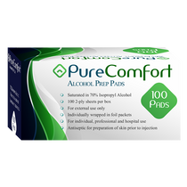 PureComfort Alcohol Pads (Box of 100)